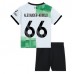 Liverpool Alexander-Arnold #66 Dětské Oblečení Venkovní Dres 2023-24 Krátkým Rukávem (+ trenýrky)
